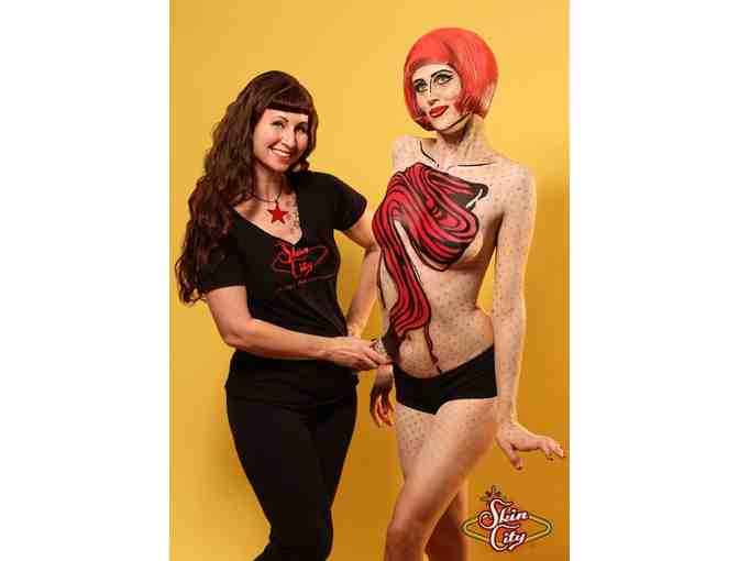 Skin City Body Painting: Full Body Paint Fantasy Photo Shoot