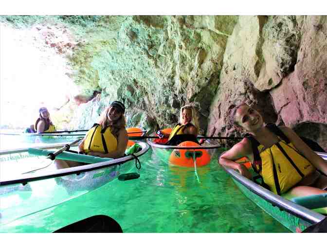 Vegas Glass Kayaks: Emerald Tour:Including 10 & 20 litre dry bags and 2 pairs sunglasses