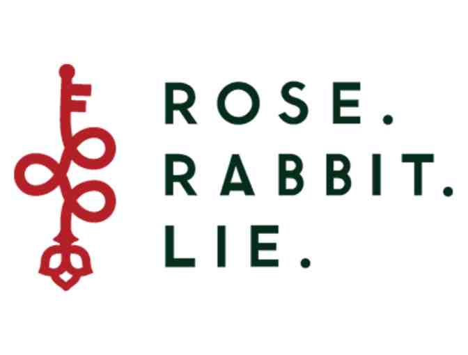 Rose.Rabbit.Lie.: Dinner for Two with Cocktails in the Study