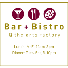 Bar + Bistro at The Arts Factory