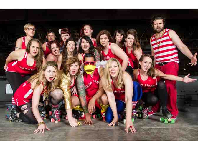 Four (4) tickets to Boston Roller Derby home game, $25 merch credit, photo op with skaters