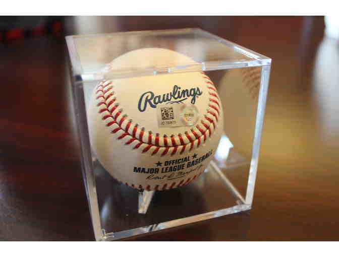 Jackie Bradley Jr., Boston Red Sox Center Fielder, Autograph Baseball w/Display Case