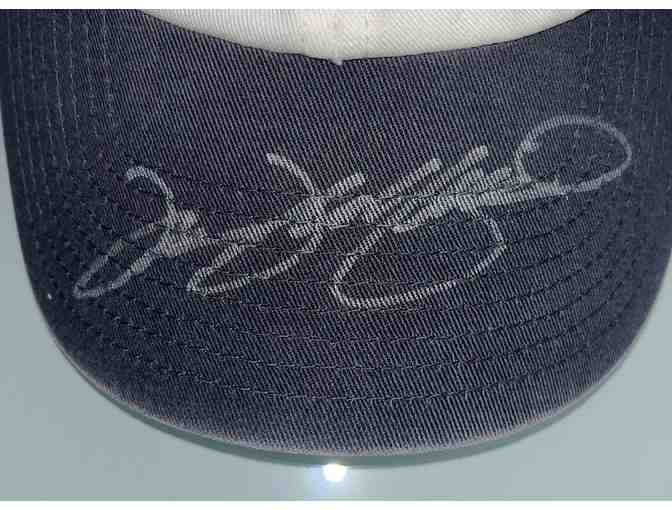 Red Sox #49 Tim Wakefield Signed White & Blue Baseball Hat