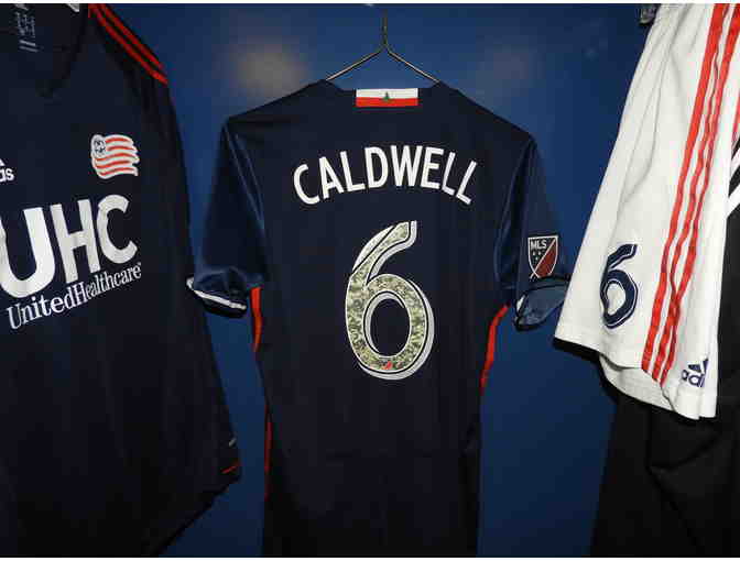 Signed, Game-Worn Scott Caldwell Commemorative Salute to Heroes Jersey