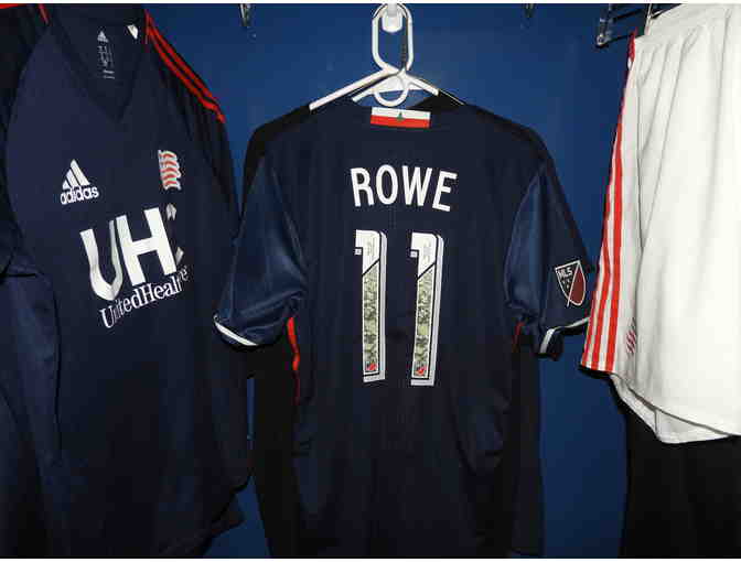 Signed, Game-Worn Kelyn Rowe Commemorative Salute to Heroes Jersey