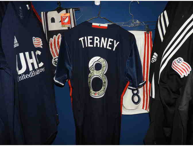 Signed, Game-Worn Chris Tierney Commemorative Salute to Heroes Jersey