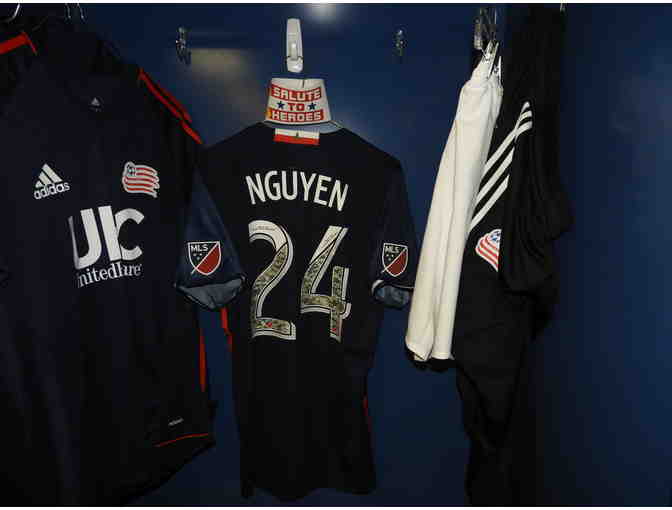 Signed, Game-Worn Lee Nguyen Commemorative Salute to Heroes Jersey