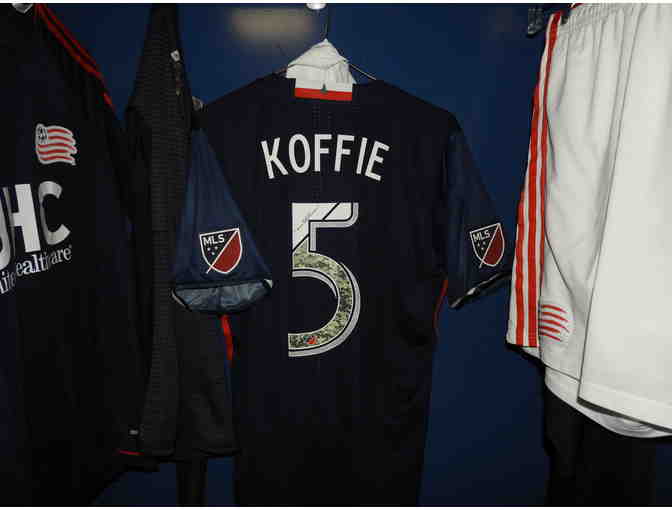 Signed, Game-Worn Gershon Koffie Commemorative Salute to Heroes Jersey