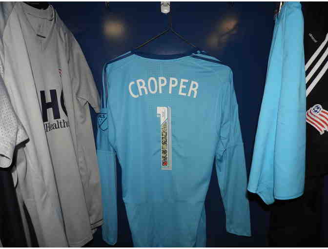 Signed, Game-Worn Cody Cropper Commemorative Salute to Heroes Jersey