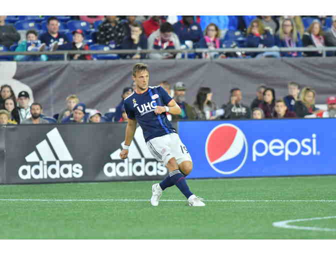 Game-Worn, Autographed Antonio Delamea Kick Childhood Cancer Jersey