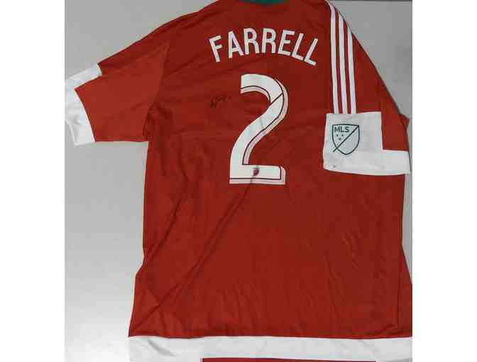 Andrew Farrell Autographed Revolution Secondary Jersey