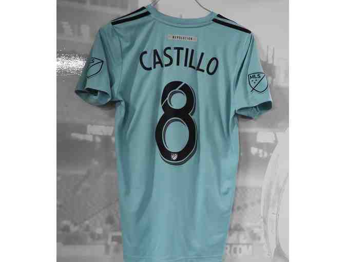 Edgar Castillo Game-Worn New England Revolution Parley Jersey