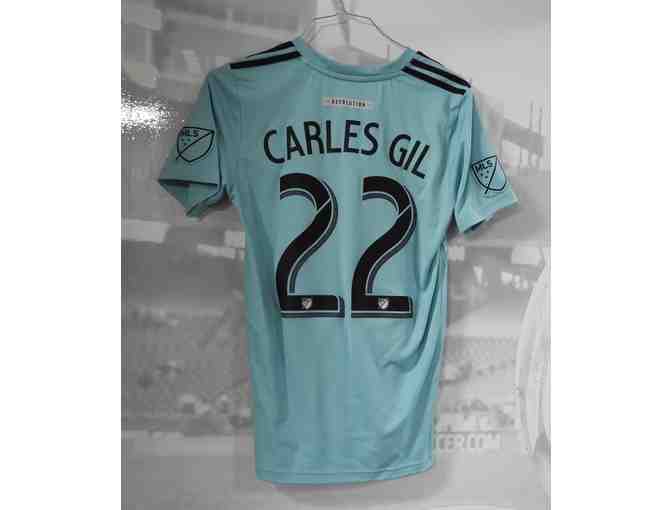 Carles Gil Game-Worn New England Revolution Parley Jersey