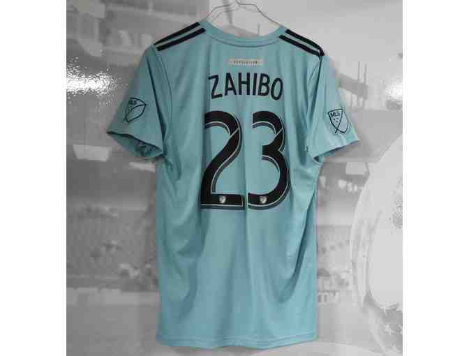 Wilfried Zahibo Game-Worn New England Revolution Parley Jersey