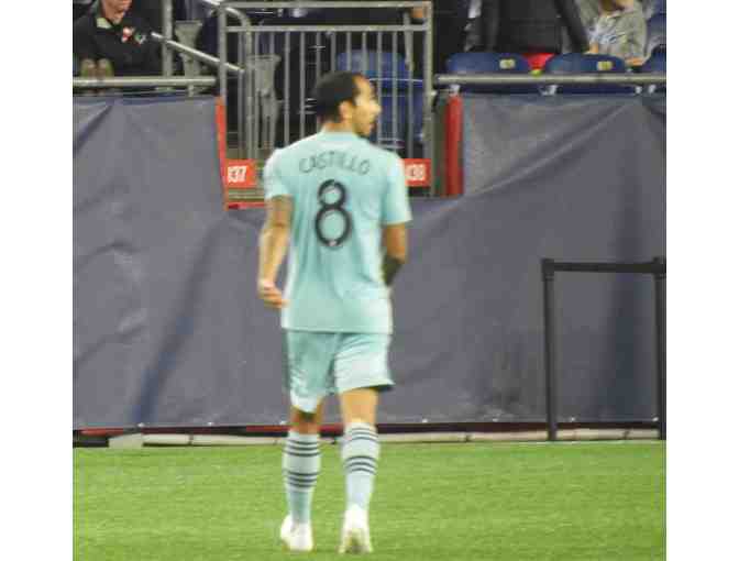 Edgar Castillo Game-Worn New England Revolution Parley Jersey