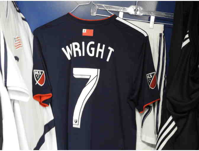 Brian Wright Game-Worn Final Whistle on Hate Jersey