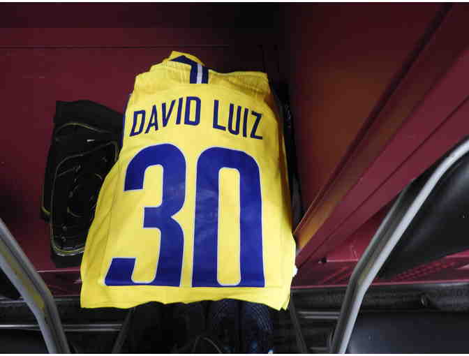 David Luiz Game-Worn Final Whistle on Hate Jersey
