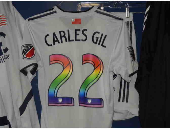 Carles Gil Autographed Revolution Pride Night Jersey