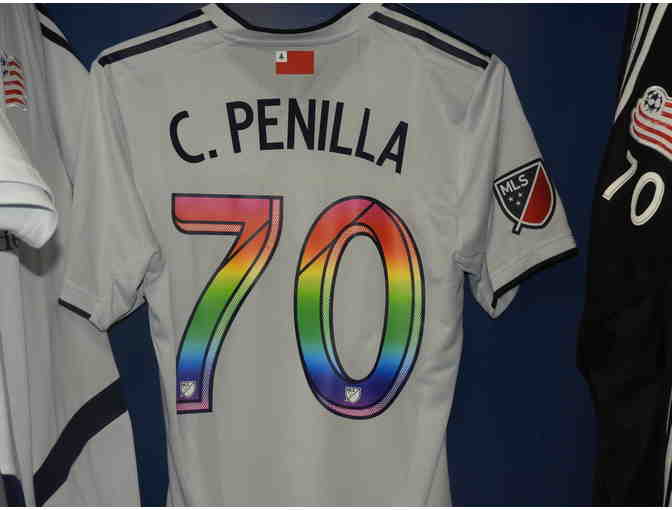 Cristian Penilla Autographed Revolution Pride Night Jersey