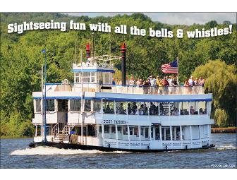 2 ADULT, 2 CHILDREN PASSES FOR ESSEX STEAM TRAIN AND RIVERBOAT