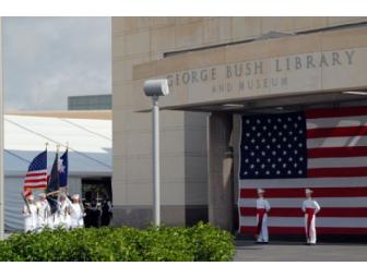 Admission for 4 to the George Bush Presidential Library & 2 Official White House photos