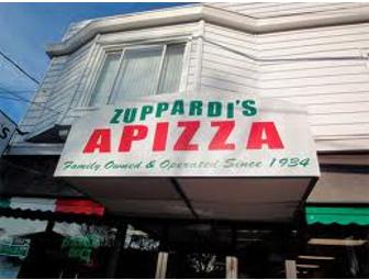 GIFT CERTIFICATE FOR LARGE MOZZARELLA PIZZA AT ZUPPARDI'S APIZZA