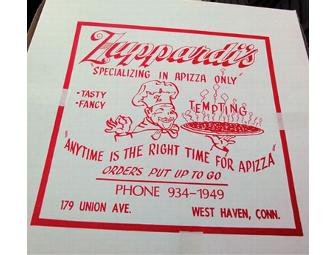 GIFT CERTIFICATE FOR LARGE MOZZARELLA PIZZA AT ZUPPARDI'S APIZZA