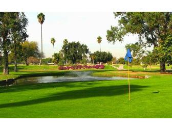 River View Golf Gift Basket with 4-some of Golf