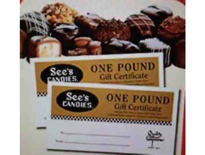 See's Candy - One Pound Gift Certificate