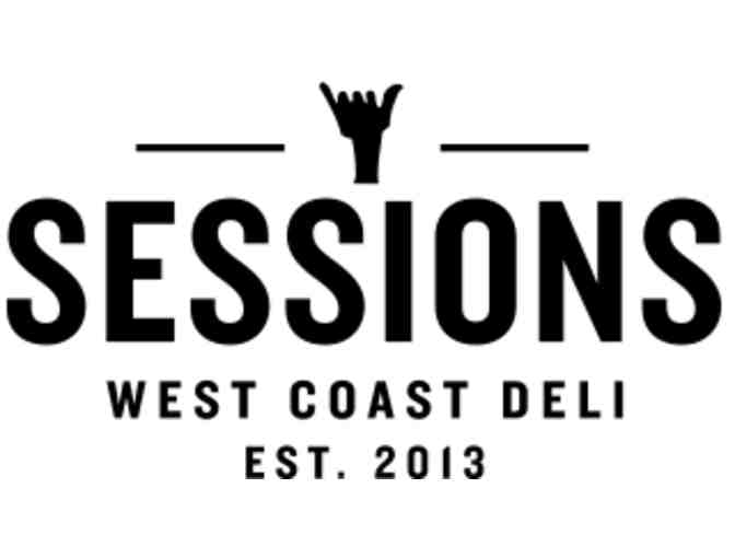 Sessions West Coast Deli Gift Card, Hat & T-Shirt