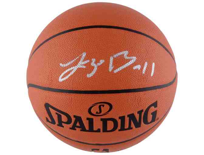 LA Lakers Spalding NBA Game Replica Basketball, Autographed by Lonzo Ball #2