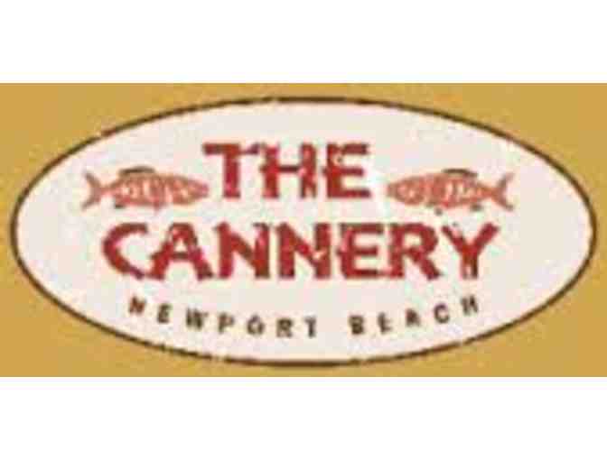 $75 Gift Certificate to Cannery Seafood of the Pacific Restaurant