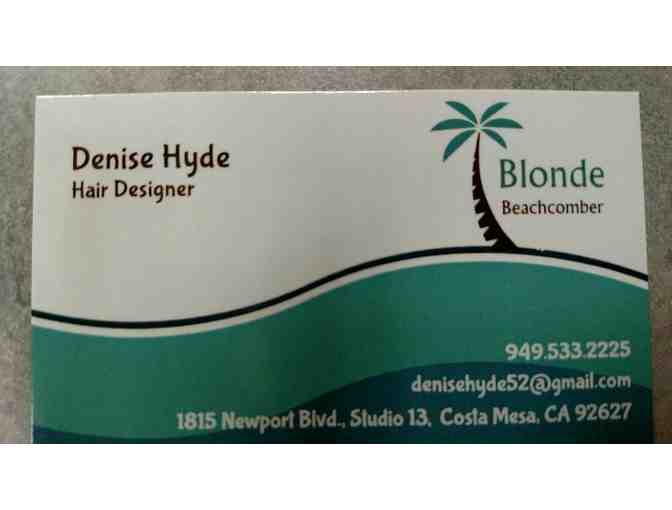 $50 Gift Certificate with Denise Hyde at Blonde Beachcomber