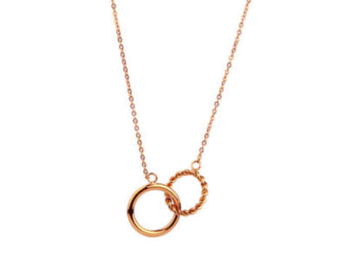 Sweet Louise Interlocking Ring Necklace