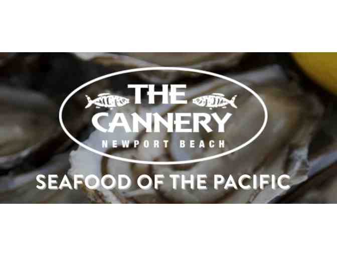 $75 Gift Certificate to Cannery Seafood of the Pacific Restaurant