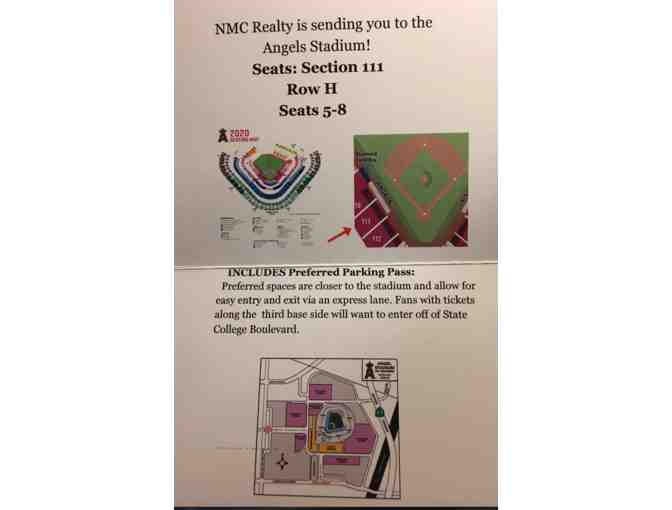 Angels VIP Tickets/Parking and LOTS of Angels Swag & Snacks