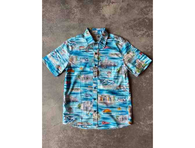 15th Street Surf + Supply '2021 Favorite Places of Newport Beach Collection' Aloha Shirt