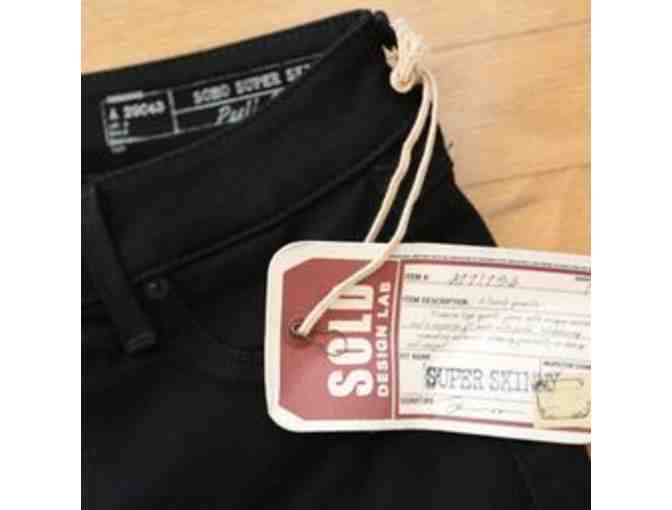 Sold Design Lab Dark Blue Soho Super Skinny Pull-On Jeans in XS