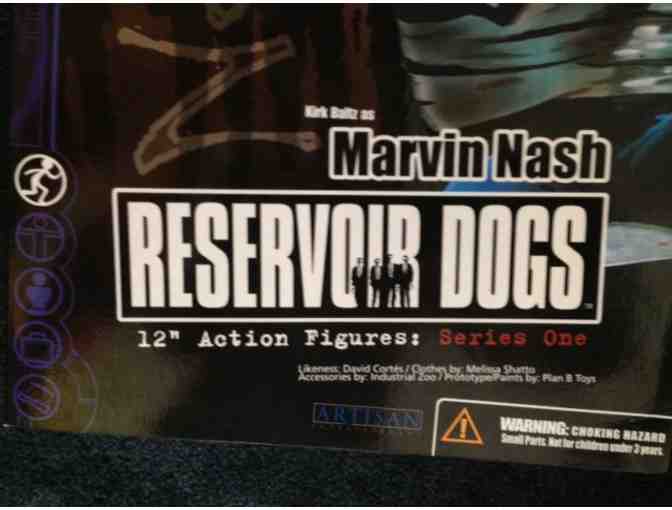 Coaching lessons (3) with Kirk Baltz, Reservoir Dog signed  Script and Marvin Nash Doll
