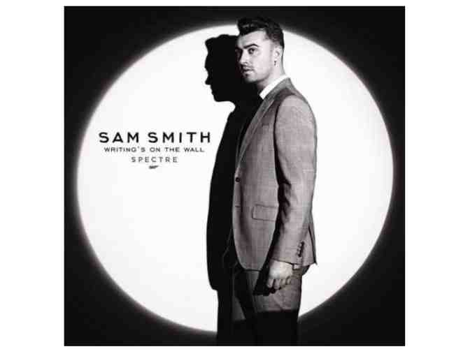 Autographed Limited Edition Vinyl Single of Sam Smith's 'Writing's on the Wall'