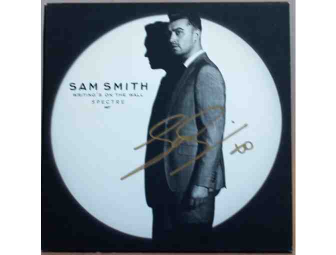 Autographed Limited Edition Vinyl Single of Sam Smith's 'Writing's on the Wall'