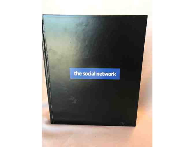 'Social Network' Script Autographed by Aaron Sorkin and DVD