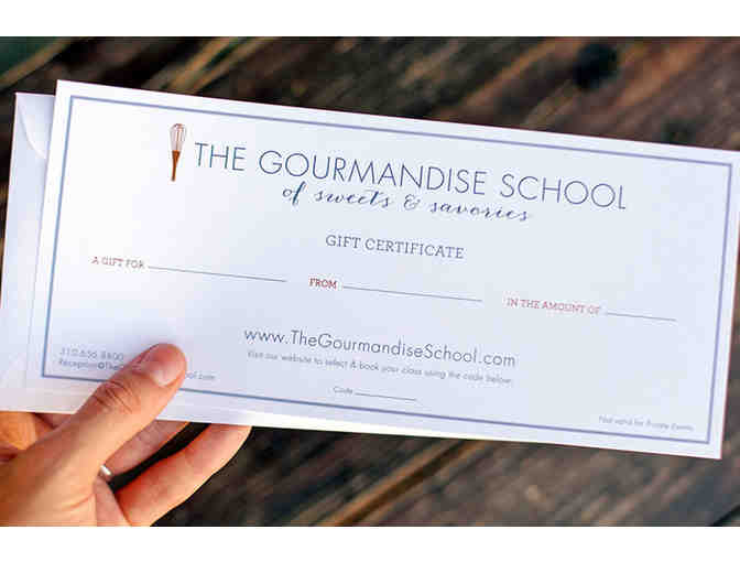 Gourmandise School of Sweets and Savories - $100 Gift Certificate for Cooking/Baking Class