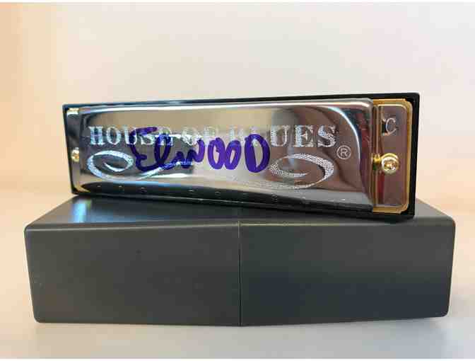 Dan Aykroyd Fan Package -  Ghostbusters DVD, 2 Photos, Harmonica all Autographed