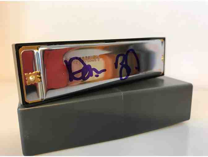 Dan Aykroyd Fan Package -  Ghostbusters DVD, 2 Photos, Harmonica all Autographed