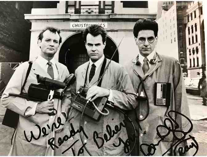 Dan Aykroyd Fan Package - Ghostbusters DVD, 2 Photos, Harmonica all Autographed