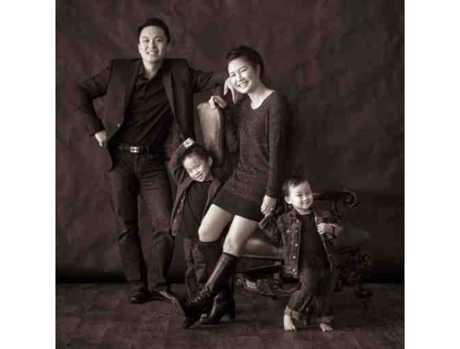 Halper Fine Art - Fine Art Canvas Portrait of your Family + Coffee Table book