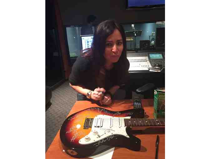 Rogue Rocketeer Guitar Signed by Weird Al Yankovic & cast & creators of Milo Murphy's Law!