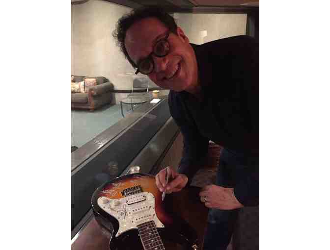 Rogue Rocketeer Guitar Signed by Weird Al Yankovic & cast & creators of Milo Murphy's Law!