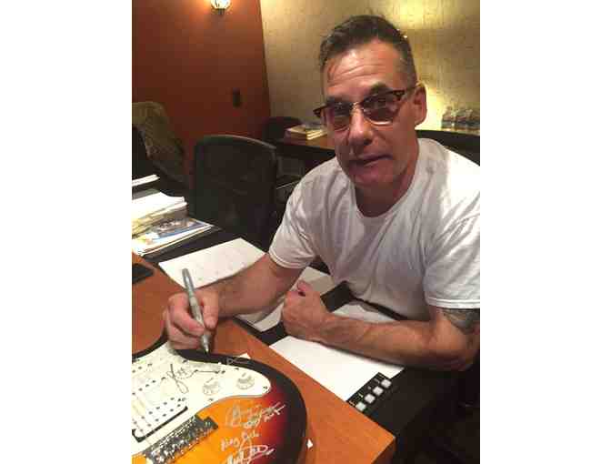Rogue Rocketeer Guitar Signed by Weird Al Yankovic & cast & creators of Milo Murphy's Law!